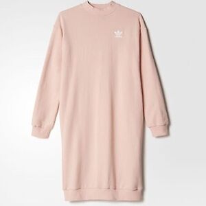 Adidas Originals Pastel Camo Crew Long Sweatshirt Dress
